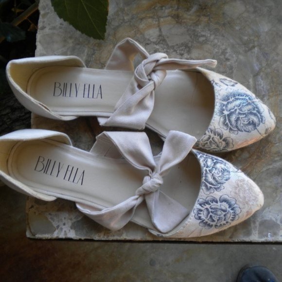Anthropologie Shoes - Anthropologie Billy Ella d'orsay ribbon flats 8